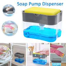 2 in 1 Soap Dispenser pump & Sponge Holder